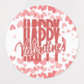 feliz Valentin variadas Labels (Design 1)