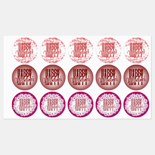 feliz Valentin variadas Labels (Vel)