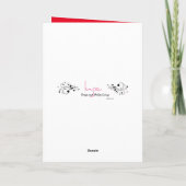 Felize Navidad lindo perro festivo Feestdagen Kaart (Achterkant)