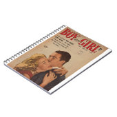 Fell in Love - Romance Comic Book - Retro Comics Notitieboek (Linkerzijde)