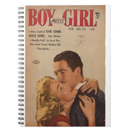 Fell in Love - Romance Comic Book - Retro Comics Notitieboek