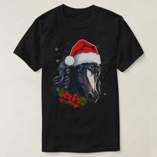 Fell Pony Horse Christmas T-shirt (Design voorkant)