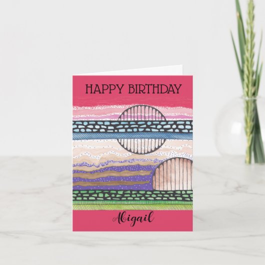 Fell Top Fantasy, gemengde media, jouw naam, verja Kaart (Voorkant)