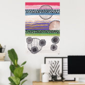 Fell Top Fantasy, origineel gemengde media-schilde Poster (Thuiskantoor)