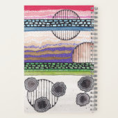 Fell Top Fantasy, waterverf kunst, jouw naam Notitieboek (Achterkant)