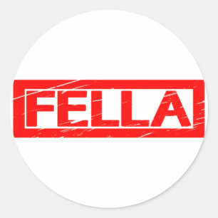 Fella Stamp Ronde Sticker