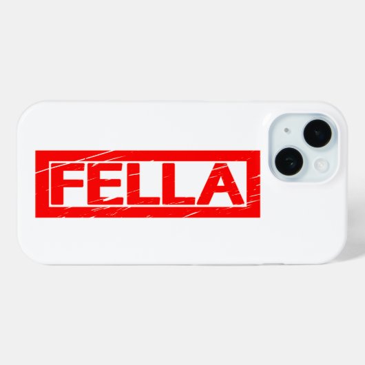 Fella stempel Case-Mate iPhone case (Achterkant (horizontaal))