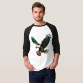 Felle Adelaar Football T-shirt (Voorkant volledig)