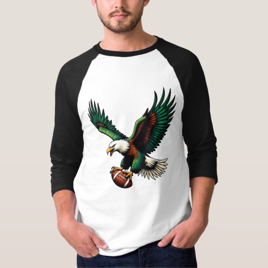 Felle Adelaar Football T-shirt (Voorkant)
