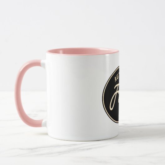 Felle, authentieke, echte koffie mok (Links)