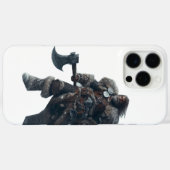 Felle barbaarse krijger met oude bijl Case-Mate iPhone case (Achterkant (horizontaal))