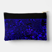 Felle blauwe cosmetische tas (Achterkant)