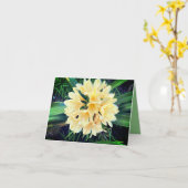 Felle Bloemen Kaart  (Gele Bloem)