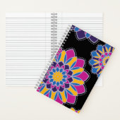 Felle Boho Mandala Spiraal Notebook Notitieboek (Binnen)
