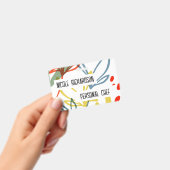 Felle botanicals Moderne trendy naam Badge (Handheld)