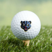 Felle Brullende Panter Mascotte Golfballen (Insitu Shirt)