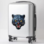 Felle Brullende Panter Mascotte Sticker (Koffer)