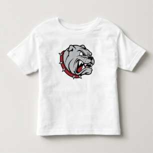Felle Bulldog Mascotte   Cool Baby Sport Design  Kinder Shirts