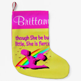 FELLE CHEERLEADER GEPERSONALISEERDE KERSTKOUS KLEINE KERSTSOK