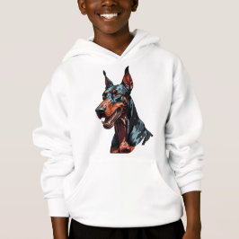 Felle Dobermann Portret Agresieve Hond cadeau
