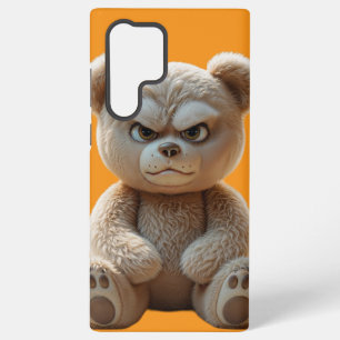 Felle donzige teddybeer boos Schattige Samsung Galaxy Hoesje