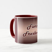 Felle eerstejaars mok (Voorkant links)