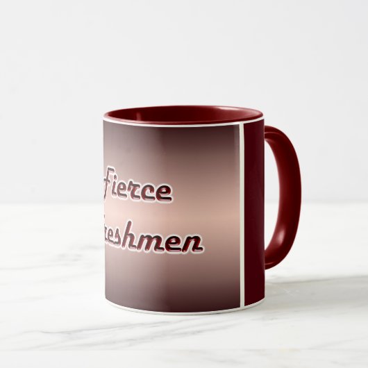 Felle eerstejaars mok (Voorkant rechts)