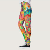 Felle en Kleurrijke Abstracte Leggings (Links)