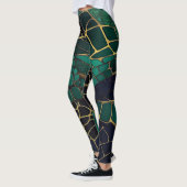 Felle en kleurrijke dierprint leggings (Links)