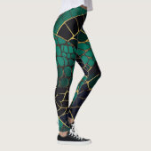 Felle en kleurrijke dierprint leggings (Rechts)