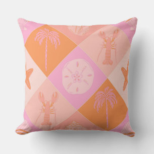 Felle en trendy strand patchwork kussenhoes kussen