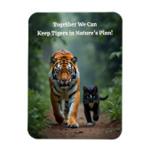 Felle Feline Vrienden op de Prowl Magneet (Verticaal)