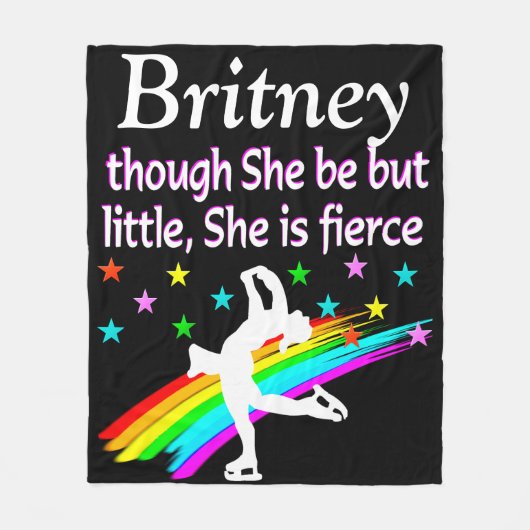 FELLE FIGUUR SCHAATSEN GEPERSONALISEERDE FLEECE DE (Voorkant)