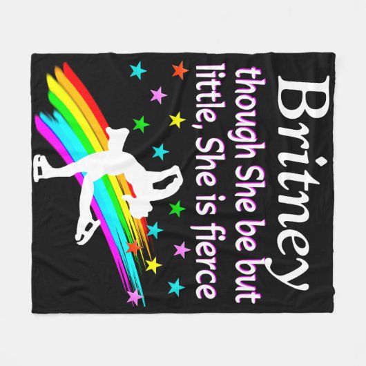 FELLE FIGUUR SCHAATSEN GEPERSONALISEERDE FLEECE DE (Voorkant (Horizontaal))