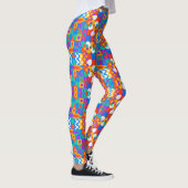Felle gekleurde leggings hebben een abstracte (Rechts)