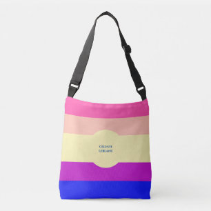 Felle gekleurde strepen-Zomer- Crossbody Tas