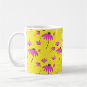 Felle Gele Mok met Roze Bloemen (Links)