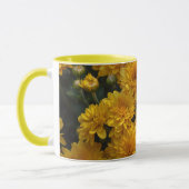 Felle Gele Mum Bloemen Bloemstuk Mok (Links)
