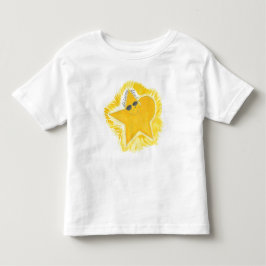 Felle Gele Ster  Kinder Shirts