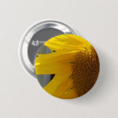 Felle Gele Zonnebloem Ronde Button 5,7 Cm (Voorkant /achterkant)