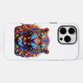 Felle Gloeiende Tijger iPhone Hoesje (Achterkant horizontaal)