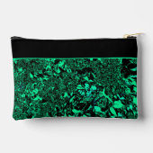 Felle groene cosmetische tas (Achterkant)