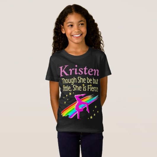 FELLE GYMNAST GEPERSONALISEERDE TANKTOP (Voorkant volledig)