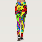 Felle Happy Kleurrijke Leggings (Achterkant)