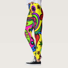 Felle Happy Kleurrijke Leggings