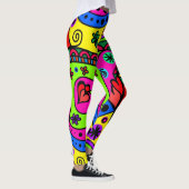 Felle Happy Kleurrijke Leggings (Rechts)