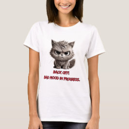felle houding ten opzichte van Kat T-shirt