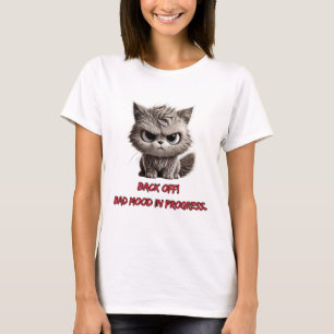 felle houding ten opzichte van Kat T-shirt