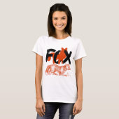 Felle in FOX ontketenen vertrouwen vrouwen Mannen T-shirt (Voorkant volledig)