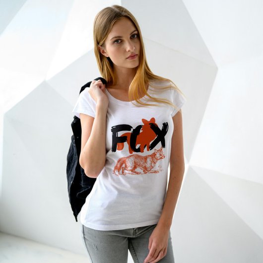 Felle in FOX ontketenen vertrouwen vrouwen Mannen T-shirt
